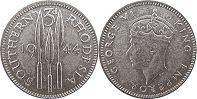 монета Родезия 3 пенса 1944