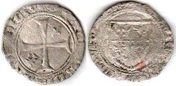 монета Дофине Бланка малая (6 денье) без даты (1475)