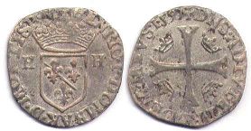 монета Домб Дузен (1/12 экю) 1597