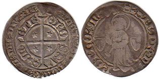 монета Мец Грош без даты (1550-1570)