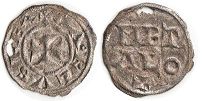 монета Пуатье обол 1050-1150