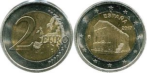 монета Испания 2 евро 2017