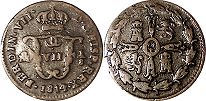 монета Мексика 1/8 Пилон 1814