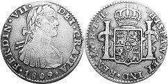 монета Мексика 1 реал 1809