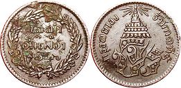 монета Таиланд 1 солот 1874