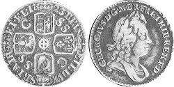 монета Великобритания 6 пенсов 1723