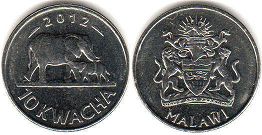 монета Малави 10 квач 2012