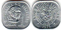монета Филиппины 1 сентимо 1975