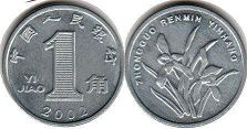 монета Китай 1 цзяо 2002