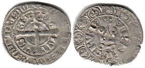 монета Франция грош 1340