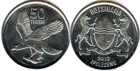 монета Ботсвана 50 тхебе 2013
