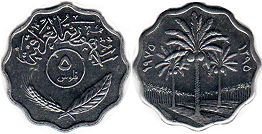 монета Ирак 5 филс 1975