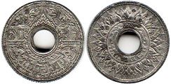 монета Таиланд 10 сатанг 1942