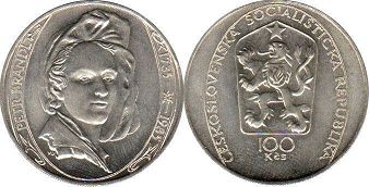 монета Чехословакия 100 крон 1985