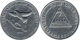 монета Никарагуа 50 сентаво 1994