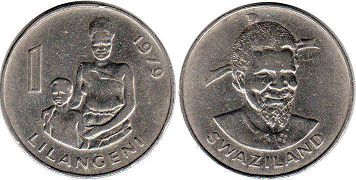 монета Свазиленд 1 лилангени 1979