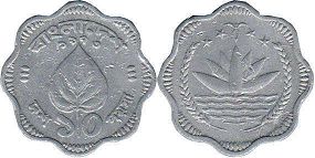 монета Бангладеш 10 пойша 1973