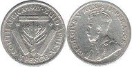 монета Южная Африка 3 пенса 1927