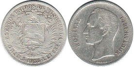 монета Венесуэла 1 боливар 1936