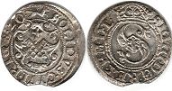 монета Рига солид 1620