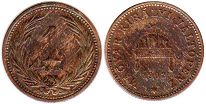 монета Венгрия 1 филлер 1902