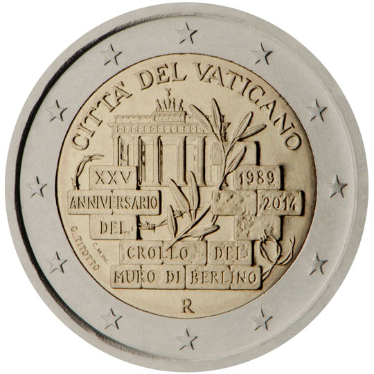 coin 2 euro 2014 Vatican
