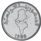 монета Тунис