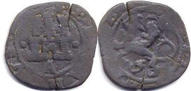 монета Испания 2 кварты 1556-1598