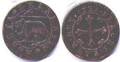 монета Берн 1/2 крейцера 1732