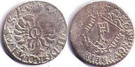 монета Бремен 1 гротен 1743