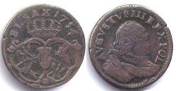 монета Польша грош 1754
