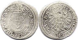 монета Ансбах 3 крейцера 1623