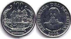 монета Парагвай 100 гуарани 2006
