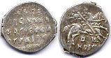монета Россия копейка (1598-1606)