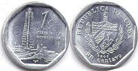 монета Куба 1 сентаво 2005