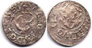 монета Ливония солид 1662