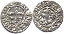 монета Польша полугрош 1492-1501
