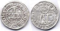 монета Брауншвейг-Вольфенбюттель 1 мариенгрошен 1684