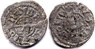 монета Барселона динеро 1506-1516