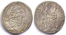 монета Рагуза 1 гросетто без даты (1619-21)