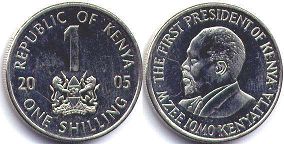 монета Кения 1 шиллинг 2005