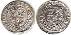 монета Рига Полторак (полкер=1,5 гроша) 1622