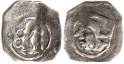 монета Бавария пфенниг без даты (1435-1438)