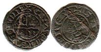 монета Кастилия и Леон сейсен 1284-1295