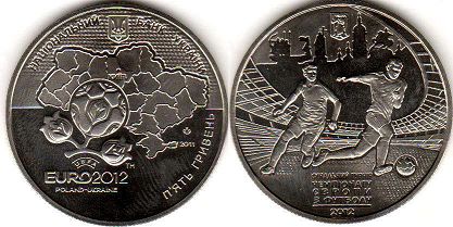 монета Украина 5 гривен 2011