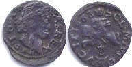 монета Литва 1 солид (боратинка) 1663