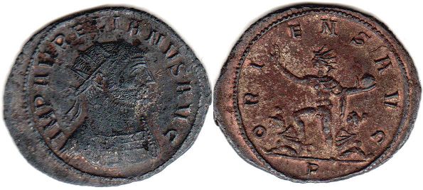 монета Рим Аврелиан антониниан