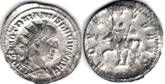 монета Рим Траян Деций антониниан