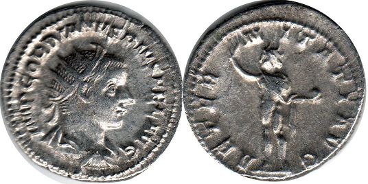 монета Рим Гордиан III антониниан