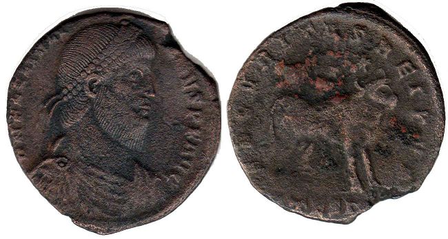 монета Рим Юлиан Отступник